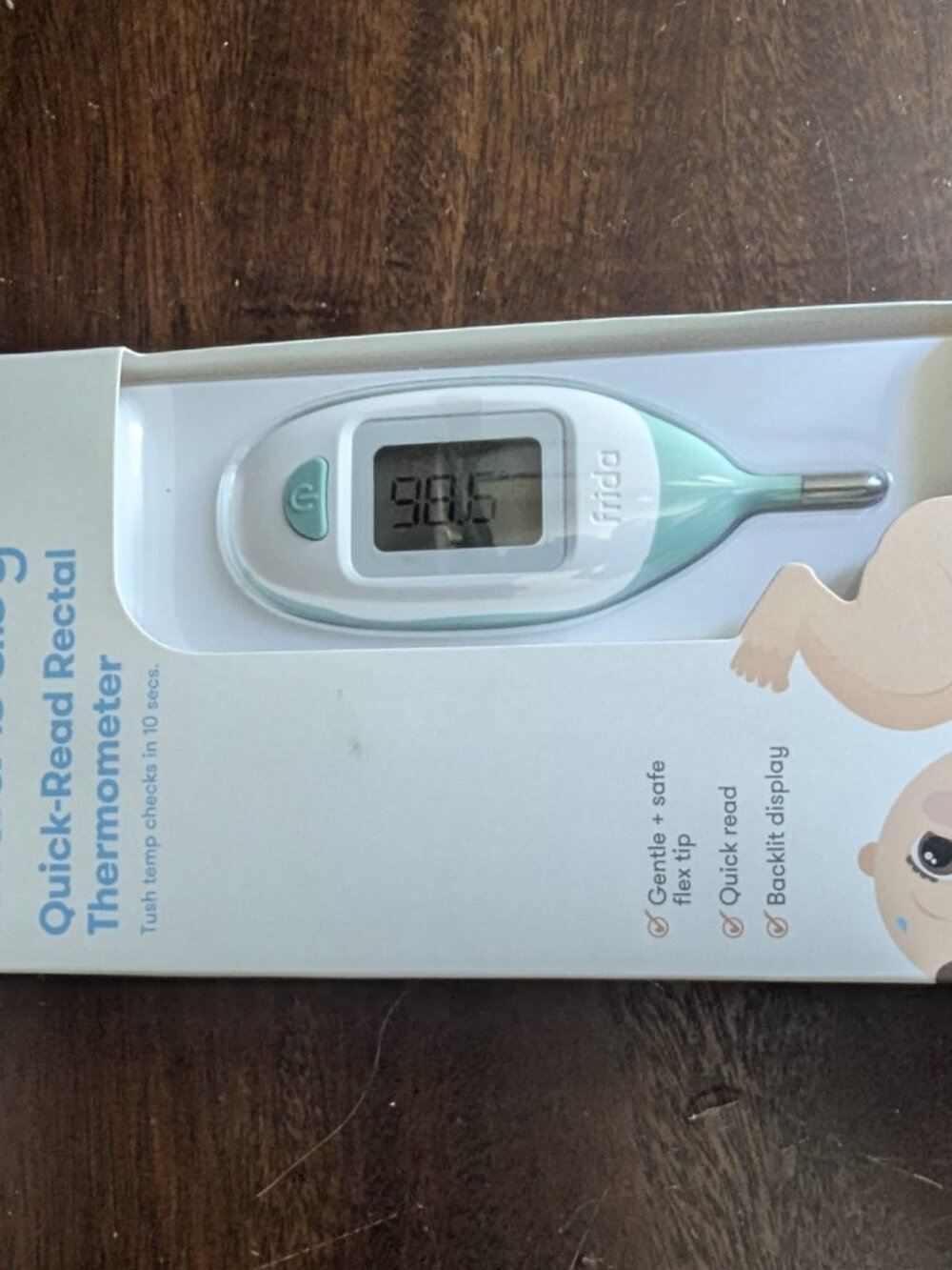Frida Baby Quick-Read Rectal Thermometer - New Sealed